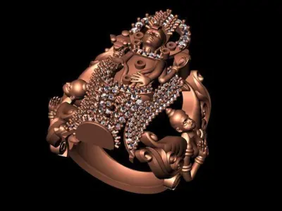 Balaji Ring 3D model