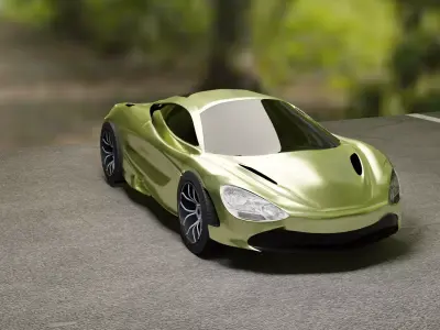 Car replica 3D model