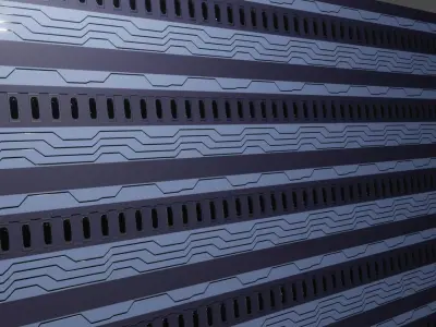 sci-fi panel Low-poly 3D model purchase