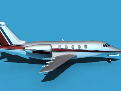 Cessna Citation 650 III V08 3D model