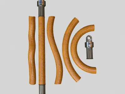 Hydraulic pipeline V2 3D model