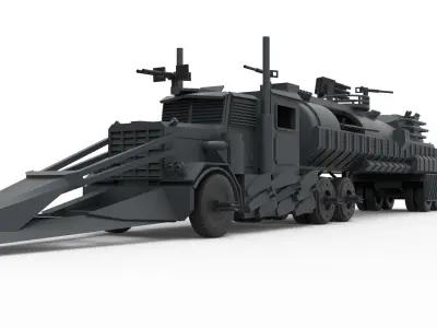 Dreadnought from Death race Scale 1 to 43 3D print model
