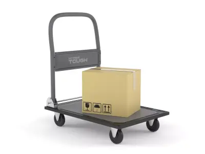 Folding Platform Truck 3D model