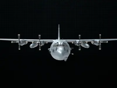Lockheed C-130 Hercules 3D model purchase