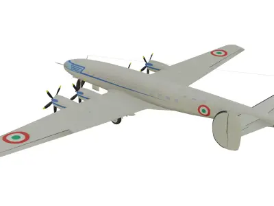 Breda Zappata BZ308 Low-poly 3D model