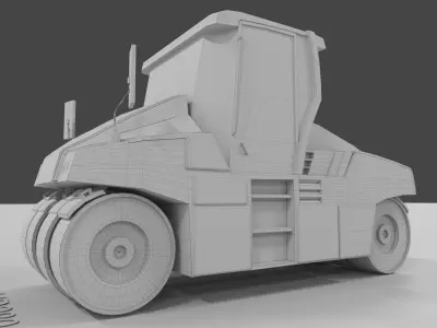 Hamm HP 280 Wirtgen Group 3D model