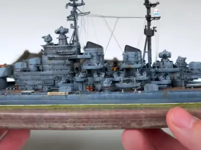 World of Warships 1-700 Kremlin Soviet Battleship Model Kit 3D print model