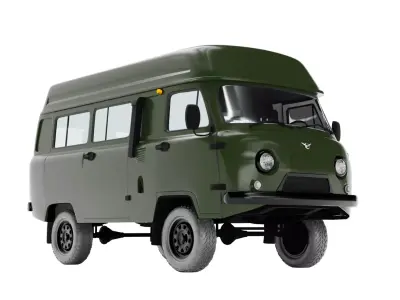 UAZ 2206 452 Bukhanka 3D model