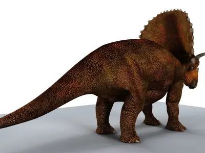 Triceratops dinosaur 3D model shop