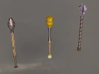 War Maces 3D model