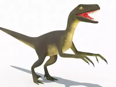 Velociraptor dinosaur 3D model order