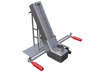 Marine garbage collection machine 3D model