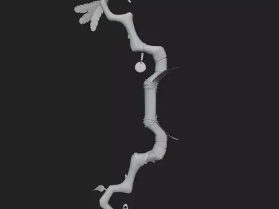Bow Base Meshes  9 Free 3D model