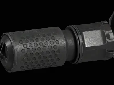 KAC Suppressor QDC MCQ-PRT Low-poly 3D model
