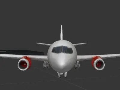 Areoplane Model Air India Aircraft 3D model
