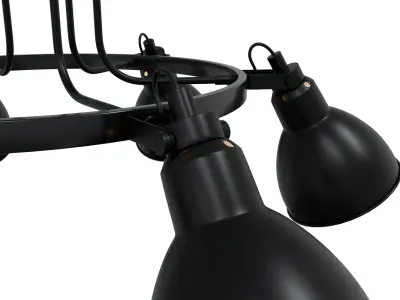 Acrobata Ceiling Chandelier Lamp 3D model