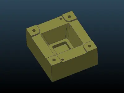 cable clamp 3D model