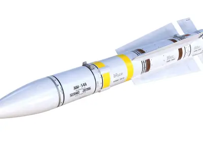 AIM-54A Phoenix 3D model