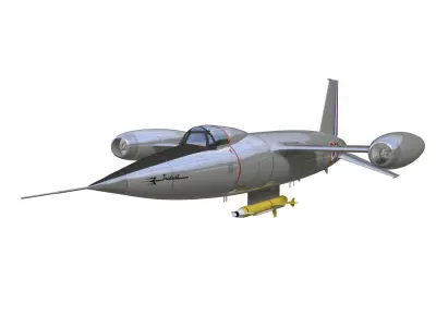 SNCASO SO9000 Trident 3D model