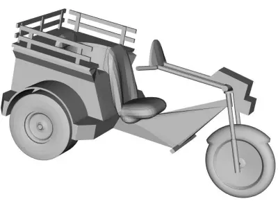 Trike or 3wheeler 3D model