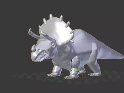 Triceratops - Dinosaur - Rigged Free low-poly 3D model