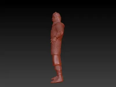 Byzantine soldier 3D model