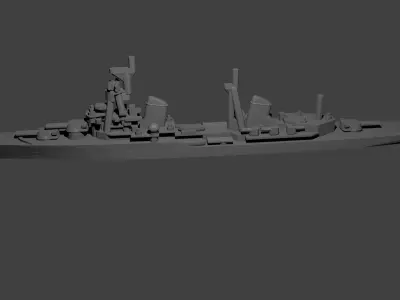 Soviet Kirov Class Cruiser Warship 3D print model