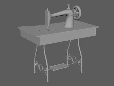 sewing machine 3D model purchase