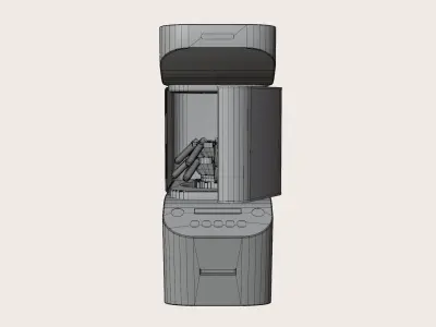 Centrifuge Low-poly 3D model