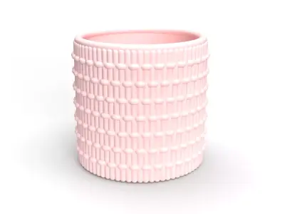 Detailed modern vase 3D print model 3D print model