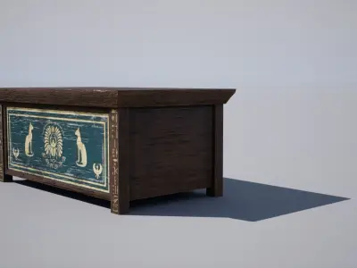 Egyptian Table Low-poly 3D model buy