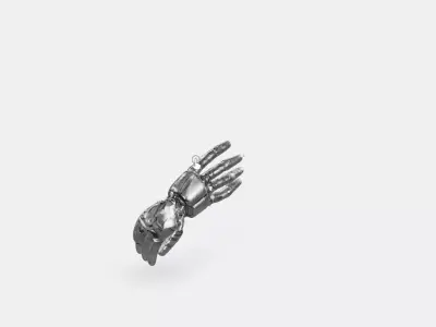 Industrial Robotic Arm3D Low-poly 3D model