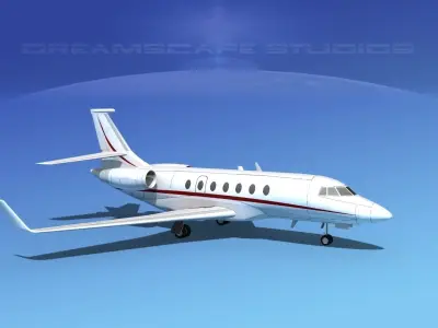 Dassault Falcon 2000 V12 3D model