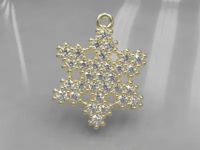 Snowflake 3D model purchase