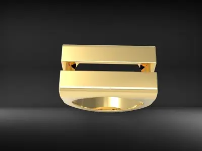 Woman Ring special Model 3D Model 3D print model