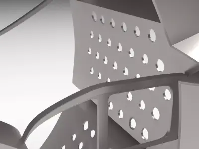 Moon Robot Tire 3D model