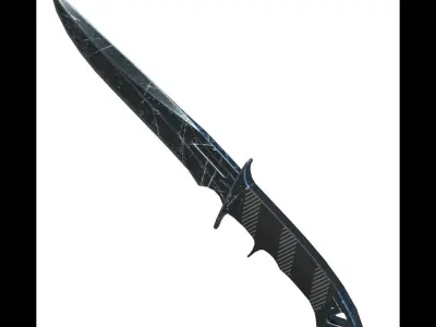 Tactical Knife Free low-poly 3D model