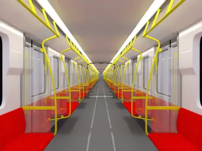 Warsaw public transport bundle 3D Model Pack