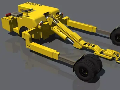 JASDF Bomb Loader 3D model