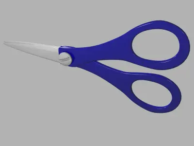 Scissor pair of scissors Free low-poly 3D model