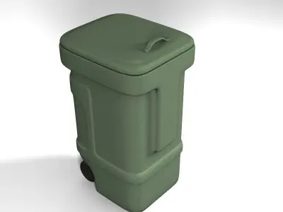 Plastic Garbage Container 3D model