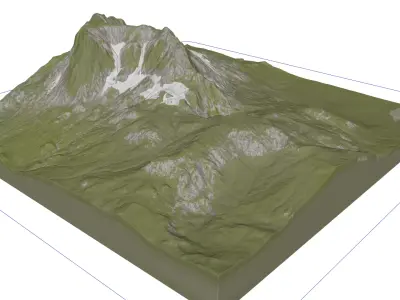 Snow Mountain 3D model