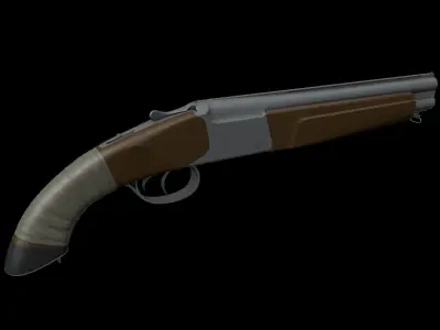 Gun IZH 27m 3D model