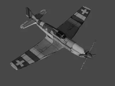 Swiss Mustang Free low-poly 3D model