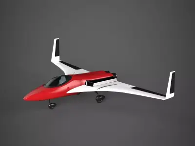 Jet plane 3D model get