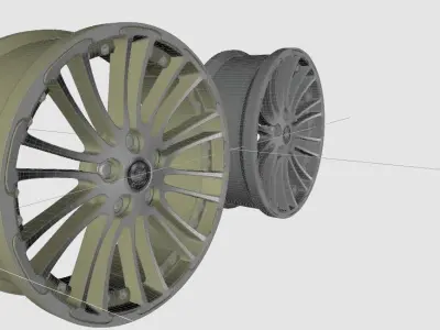 Wheels G  Power 3D model