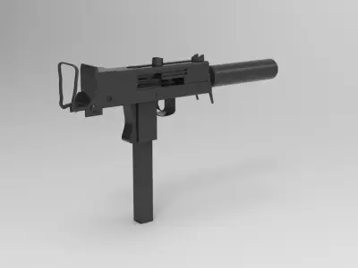 MAC 11 submachine gun 3D model