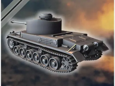 VK 3001 P medium tank - Germany Eastern Western Front Normandy I 3D print model