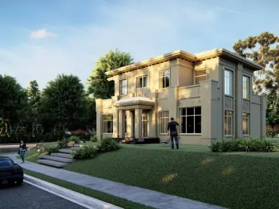 House Building 01 3D model