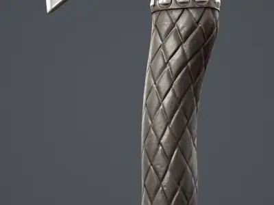 Viking axe Low-poly 3D model purchase